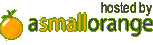 hosted by a small orange
